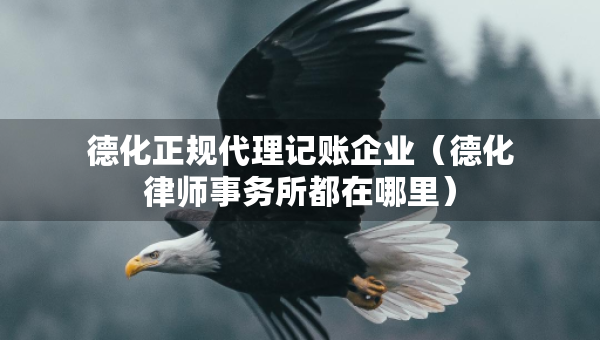 德化正規(guī)代理記賬企業(yè)（德化律師事務(wù)所都在哪里）