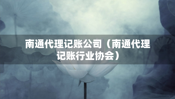 南通代理記賬公司（南通代理記賬行業(yè)協(xié)會(huì)）