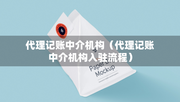 代理記賬中介機(jī)構(gòu)（代理記賬中介機(jī)構(gòu)入駐流程）