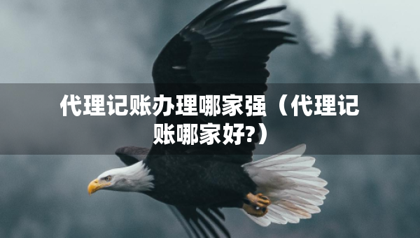 代理記賬辦理哪家強(qiáng)（代理記賬哪家好?）