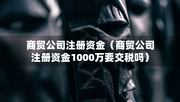 商貿(mào)公司注冊資金（商貿(mào)公司注冊資金1000萬要交稅嗎）