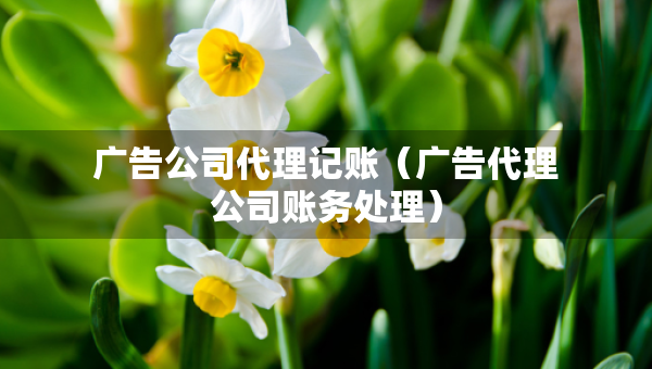 廣告公司代理記賬（廣告代理公司賬務(wù)處理）