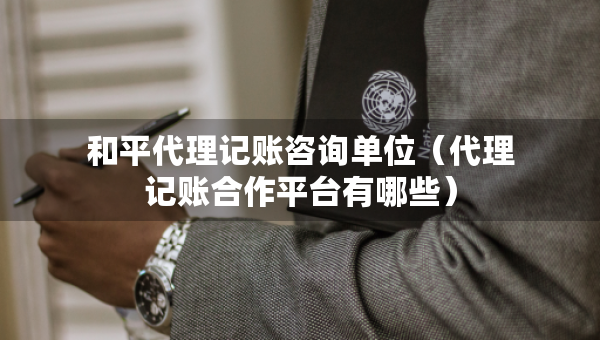 和平代理記賬咨詢單位（代理記賬合作平臺(tái)有哪些）