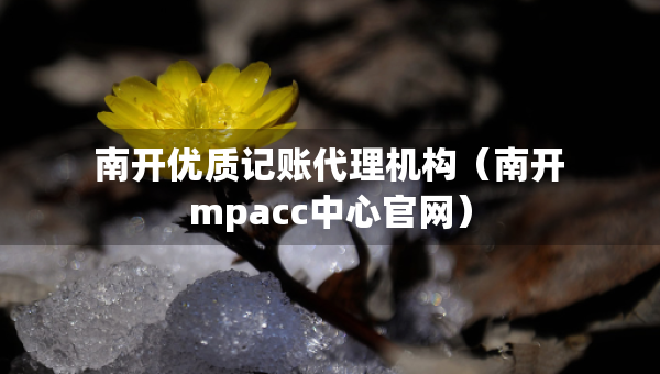 南開優(yōu)質(zhì)記賬代理機(jī)構(gòu)（南開mpacc中心官網(wǎng)）