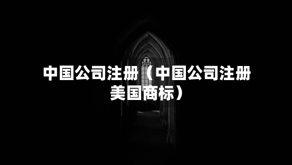 中國公司注冊（中國公司注冊美國商標(biāo)）