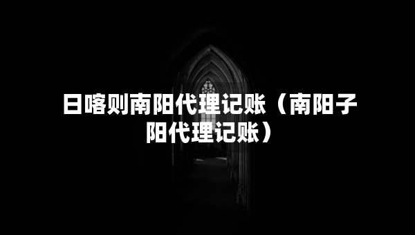 日喀則南陽代理記賬（南陽子陽代理記賬）