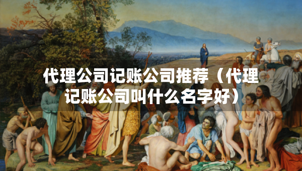 代理公司記賬公司推薦（代理記賬公司叫什么名字好）