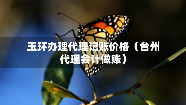 玉環(huán)辦理代理記賬價格（臺州代理會計做賬）