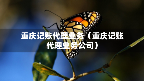 重慶記賬代理業(yè)務（重慶記賬代理業(yè)務公司）