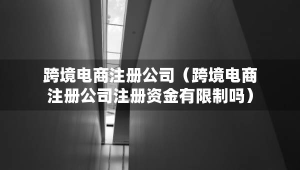 跨境電商注冊(cè)公司（跨境電商注冊(cè)公司注冊(cè)資金有限制嗎）