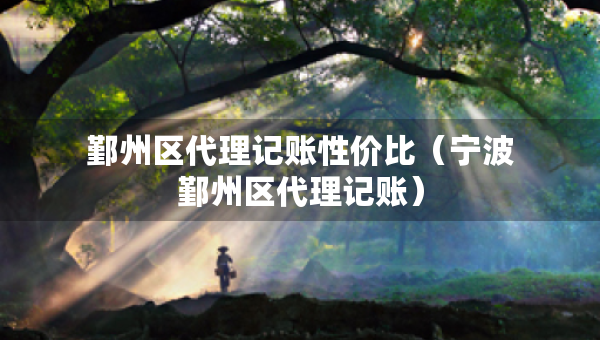 鄞州區(qū)代理記賬性價比（寧波鄞州區(qū)代理記賬）